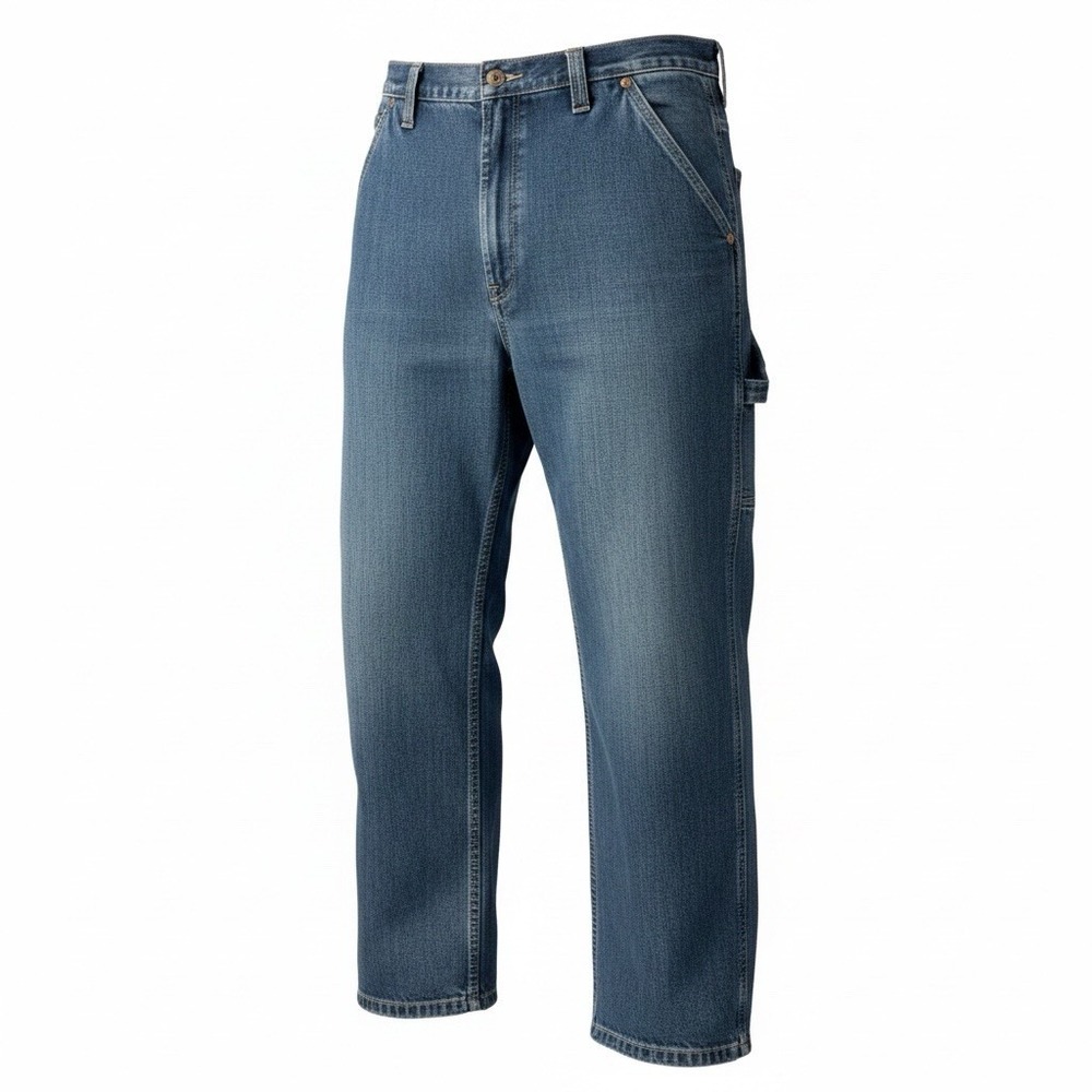 OshKosh Carpenter Jeans Mens 44X30 Blue Denim Relaxed Fit NWT Vintage